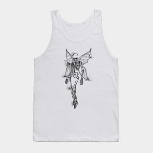 Fairycore - Fairy skeleton with fairy wings Tank Top